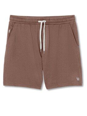 Vuori Men's Ponto Performance Short 7" in Sable Heather Sz XXL